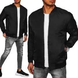 czarna-meska-kurtka-przejsciowa-bomber-jacket-tx4423-l