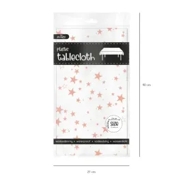 obrus-na-impreze-urodziny-bialy-gwiazdki-rose-gold