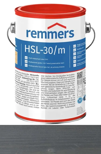 Remmers HSL-31 lazura drewna Hk-Lasur 5L grafitowy