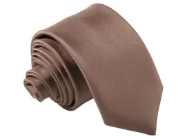 krawat-zakardowy-gladki-brazowy-bezowy-cappuccino-kawa-z-mlekiem