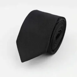 elegancki-krawat-meski-waski-gladki-czarny