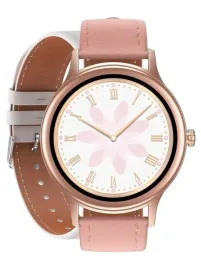 smartwatch-damski-pacific-18-6-dwa-paski-rozowy-bialy-grawer