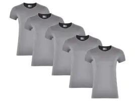koszulka-damska-5-sztuk-t-shirt-promodoro-3400f-bluzka-szara-wysoka-jakosc