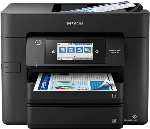 DRUKARKA WIELOFUNKCYJNA EPSON WF-4830 DTWF DWUSTRONNY SKANER FAX DUPLEX ADF