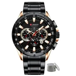 zegarek-meski-curren-stalowy-chronograf-grawer
