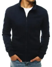 rozpinana-bluza-meska-bez-kaptura-granatowa-bx4567-l