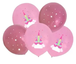 balony-lateksowe-rozowe-zamek-ksiezniczki-30-cm-12-cali-zestaw-5-szt