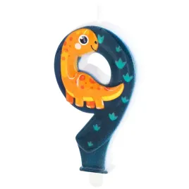 swieczka-na-tort-dinozaur-cyfra-9-urodziny