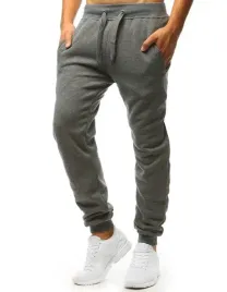 meskie-spodnie-dresowe-joggery-szare-ux2396-m