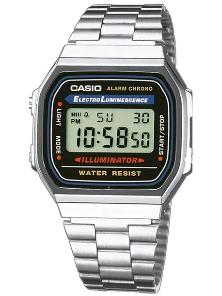 ZEGAREK MĘSKI CASIO A168WA-1A - VINTAGE + BOX + GRAWER