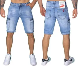 meskie-spodenki-krotkie-bojowki-jeansowe-elastyczne-jakosc