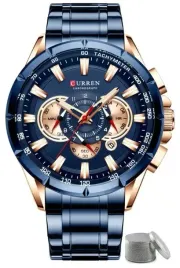 zegarek-meski-curren-stalowy-chronograf-grawer