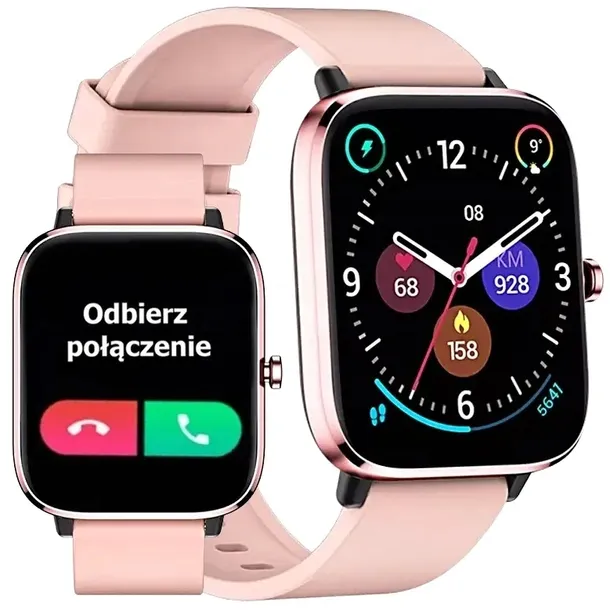 SMARTWATCH DAMSKI ZEGAREK ROZMOWY +GRAWER CIŚNIENIE SMS BOX