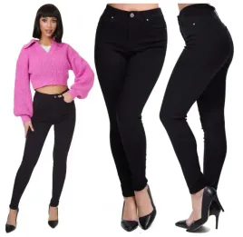 spodnie-czarne-jeans-jeansy-damskie-rurki-rozmiar-40