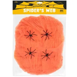 pajeczyna-na-halloween-siec-dekoracje-sztuczna-pomaranczowa-pajaki-200g