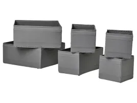 komplet-pojemnikow-organizer-pudelko-do-komody-szare-ikea-skubb-6-szt