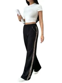 shein-damskie-spodnie-czarne-dresowe-proste-m-1df