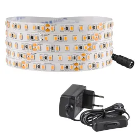 sanico-zestaw-tasma-led-24v-35w-600-led-5m-ip20-ciepla-2700k-zasilacz-w