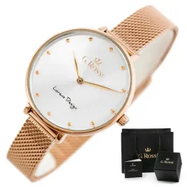 zegarek-damski-g-rossi-tina-box-grawer-mesh-zloty-minimalistyczny