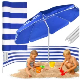 parasol-i-parawan-plazowy-12m-paski-niebieski-komplet-wodoodporny-pokrowiec