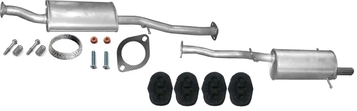 SUBARU FORESTER 2.0 2.5 2005-2008 TŁUMIK KOMPLET