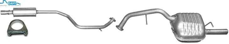 MAZDA 5 1.8 2.0 2005 - 5/10 TŁUMIK KOMPLET UKŁAD