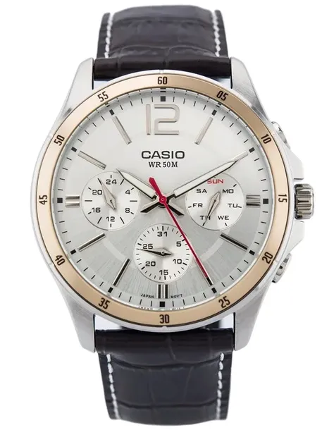 ZEGAREK MĘSKI CASIO MTP-1374L-7AVDF + BOX +GRAWER