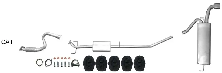 OPEL MOKKA X 1.4 1.6 TŁUMIK KOMPLET