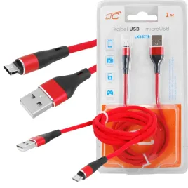 kabel-usb-a-microusb-czerwony-1m-mocny-oplot-szybkie-ladowanie-i-transfer