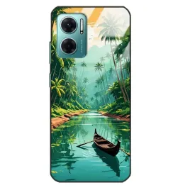 etui-do-xiaomi-redmi-note-11e-wakacje-plaza-zachod-slonca-ocean-palmy-wz
