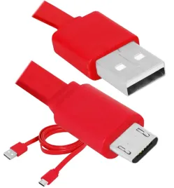 mocny-kabel-usb-a-microusb-czerwony-1m-plaski-szybkie-ladowanie-i-transfer