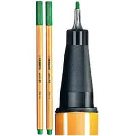 cienkopis-zielony-do-rysowania-szkicowania-point-88-04-mm-stabilo-2-szt