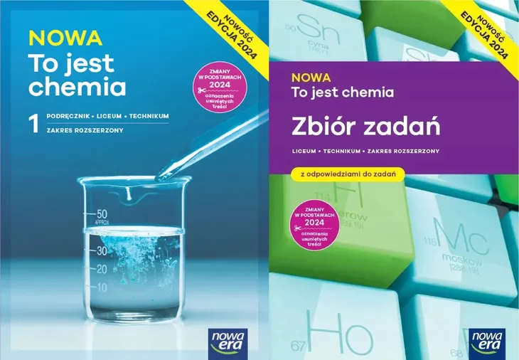 NOWA To jest chemia 1 Podręcznik + Z. zadań NOWA ERA Edycja 2024