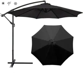 poszycie-parasola-ogrodowego-8-ramion-300cm-czarne