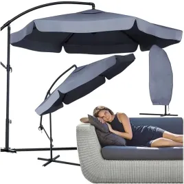 parasol-ogrodowy-duzy-skladany-350cm-z-wysiegnikiem-jasny-szary-pokrowiec