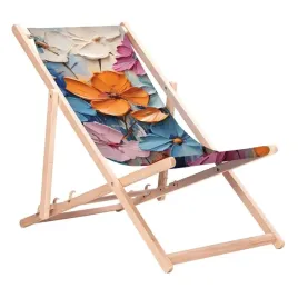 lezak-drewniany-plazowy-z-nadrukami-kwiaty-3d-bukowe-lezaki-kn130