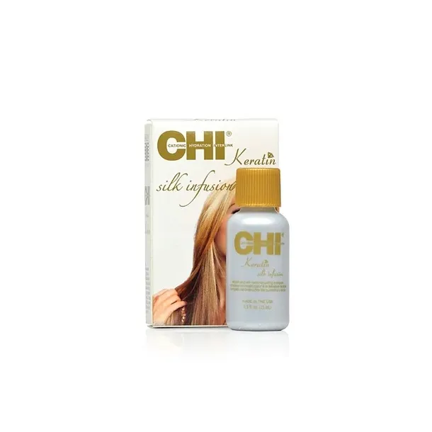 Zdjęcia - Szampon CHI ﻿ Keratin Silk Infusion olejek jedwabny do włosów z keratyną 15ml 