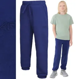 spodnie-chlopiece-4f-dzieciece-dresowe-sportowe-1186-dres-na-wf-trening-164
