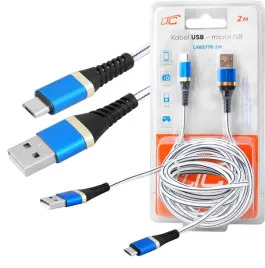 kabel-usb-a-microusb-niebiesko-bialy-2m-mocny-oplot-szybkie-ladowanie