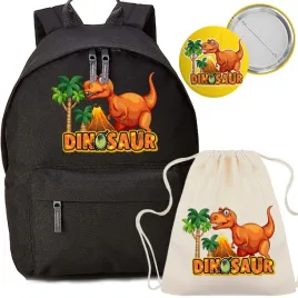 zestaw-plecak-czarny-szkolny-worek-przypinka-dinozaur-do-szkoly-dla-dzieci