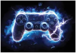 fototapeta-dla-dzieci-chlopca-pad-gaming-tapeta-do-pokoju-mlodziezy-350x250