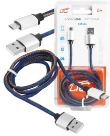 kabel-usb-a-microusb-jeans-1m-mocny-oplot-szybkie-ladowanie-i-transfer