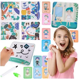 zestaw-edukacyjny-ukladanka-ubieranie-dziewczynki-modelka-puzzle