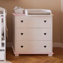 komoda-serca-z-trzema-szufladami-zdejmowany-przewijak-rozowy