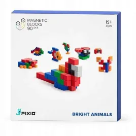 klocki-magnetyczne-pixio-bright-animals-90-klockow