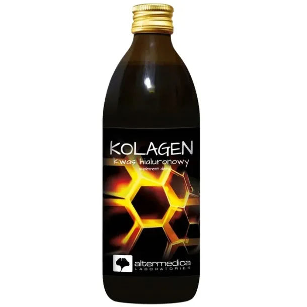 Kolagen Kwas Hialuronowy 500 ml Alter Medica suplement diety- smak mango