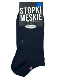 stopki-meskie-bawelniane-gladkie-krystjan-granat-flaga-poslki-rozm-44-46