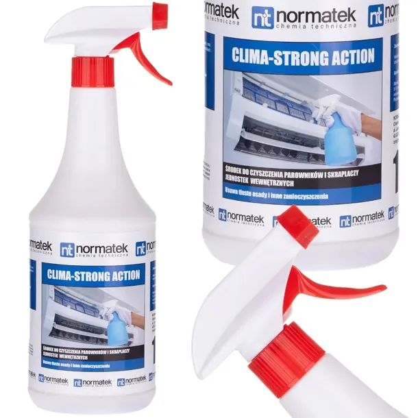 Normatek CLIMA STRONG ACTION 1L – Silny środek do czyszczenia klimatyzacji
