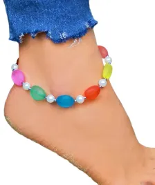 bransoletka-na-noge-kostke-kolorowa-koraliki-plaza-lato-wakacje