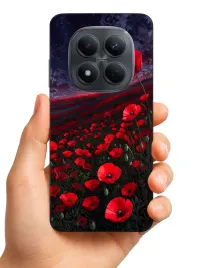 etui-case-do-xiaomi-redmi-note-15-pro-rosliny-kwiaty-roze-maki